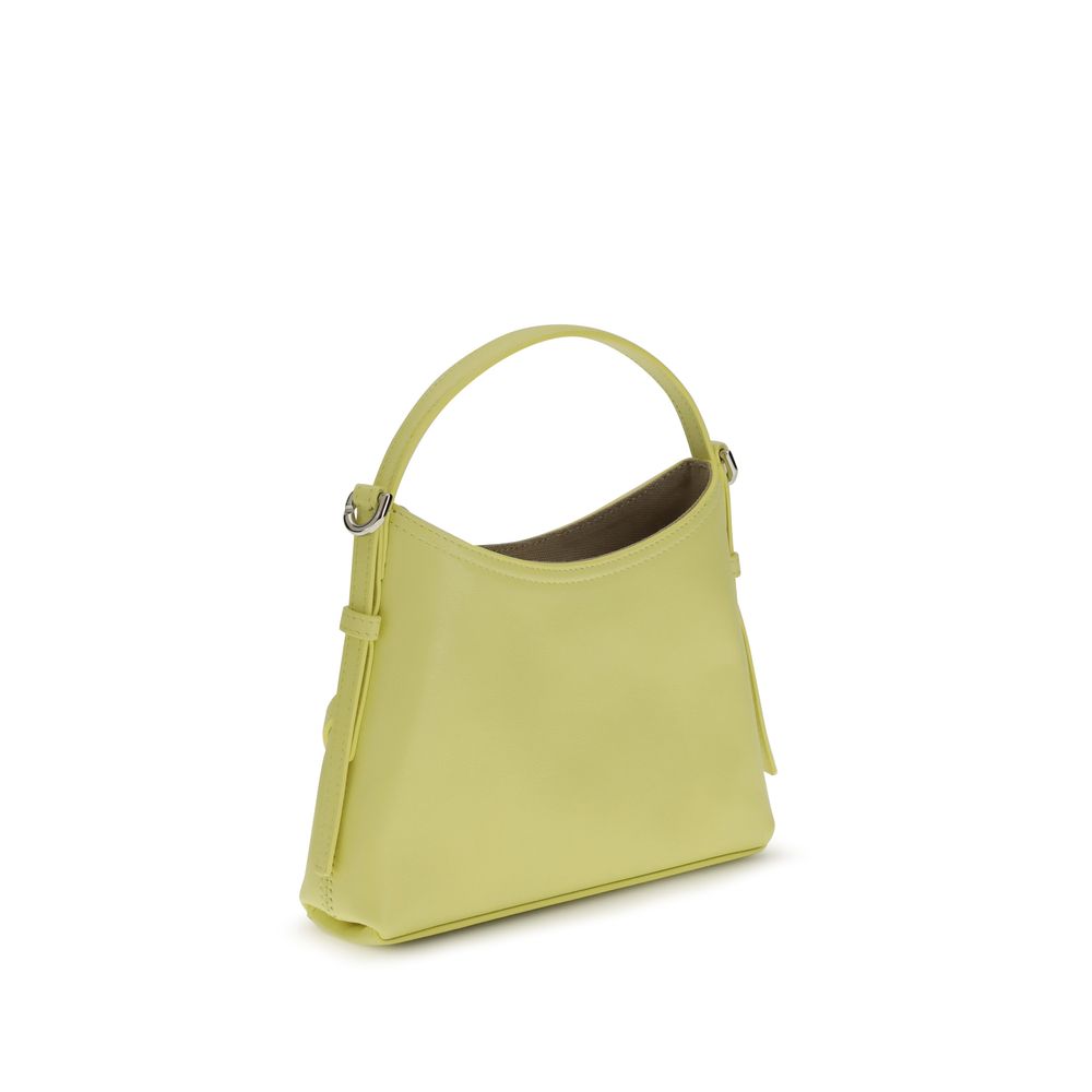 Yellow Calf Leather Bos Taurus Shoulder Bag
