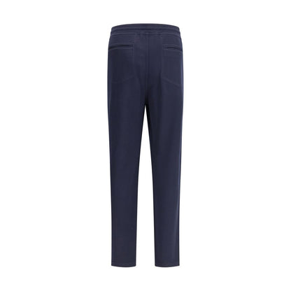 Blue Cashmere Casual Pants