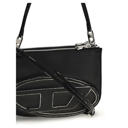 Black Calf Leather Bos Taurus Shoulder Bag