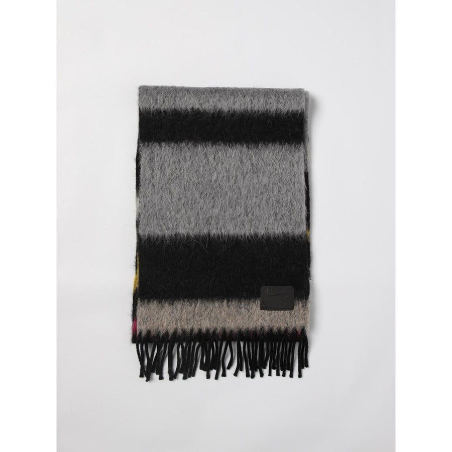Gray Wool Scarf