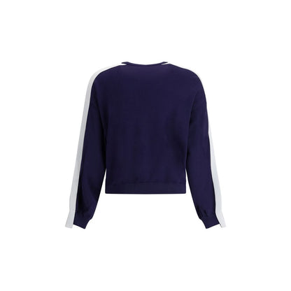 Blue Viscose Sweatshirt