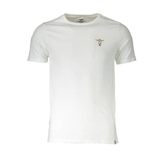 White Cotton Men's T-Shirt