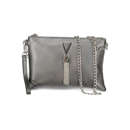 Gray Polyethylene Women Handbag