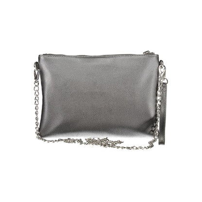 Gray Polyethylene Women Handbag