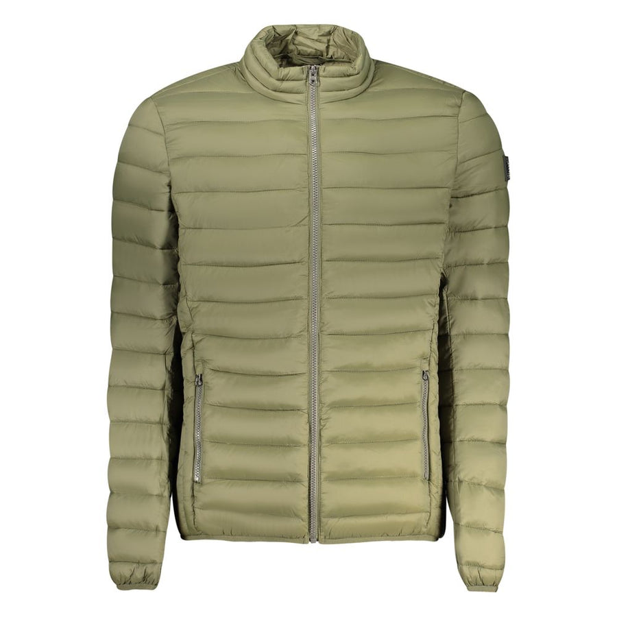 Green Polyamide Men Jacket