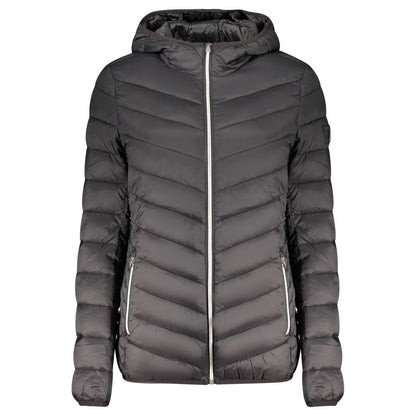 Black Polyamide Women Jacket