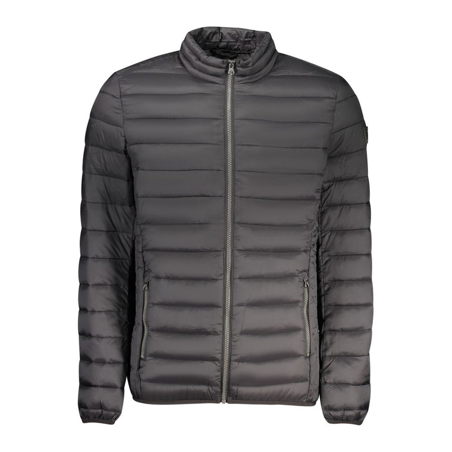 Black Polyamide Men Jacket