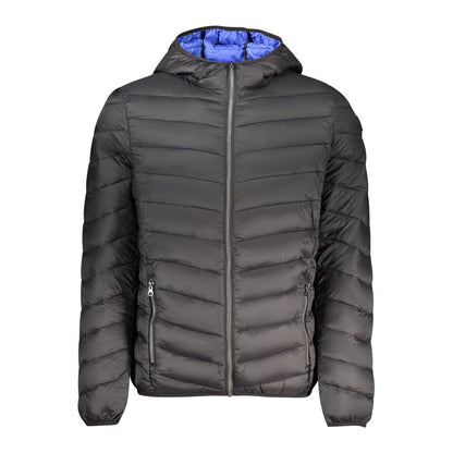 Black Polyamide Men Jacket