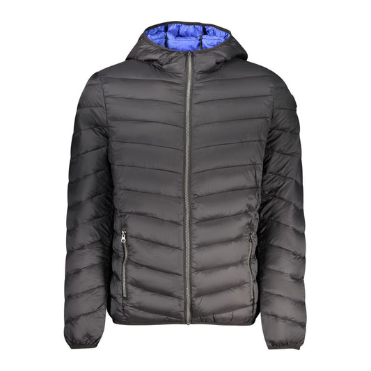 Black Polyamide Men Jacket