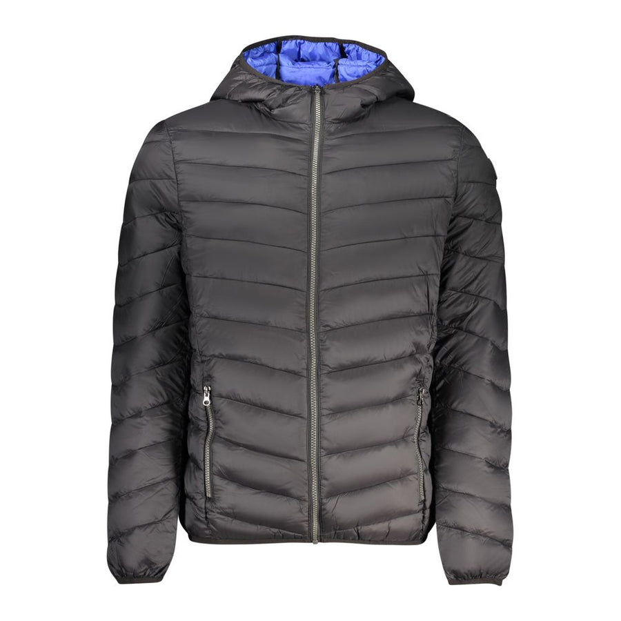 Black Polyamide Men Jacket