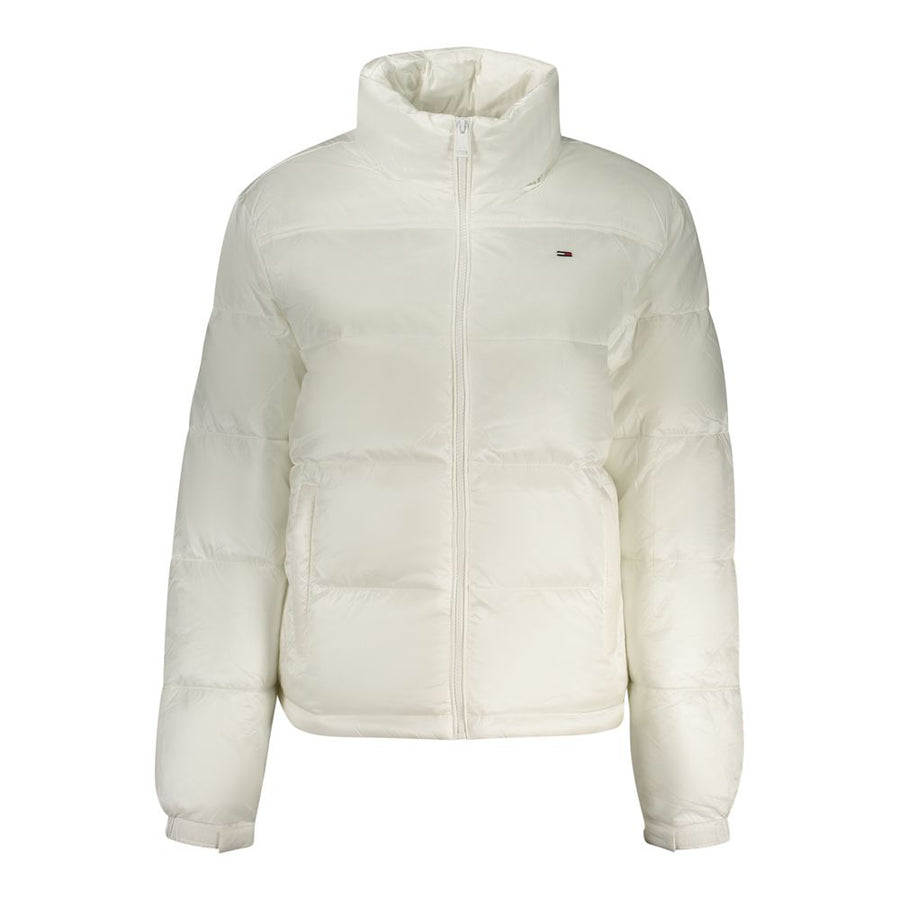 White Polyester Jackets & Coat