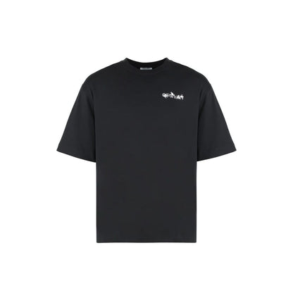 Black Cotton T-Shirt