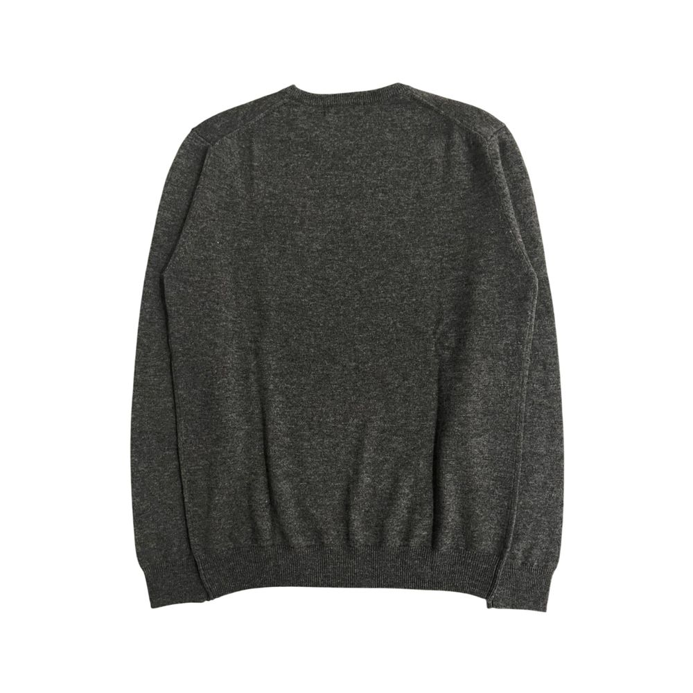 Gray Cashmere Men Sweater