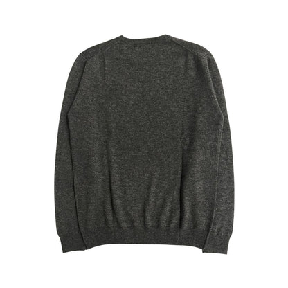 Gray Cashmere Men Sweater