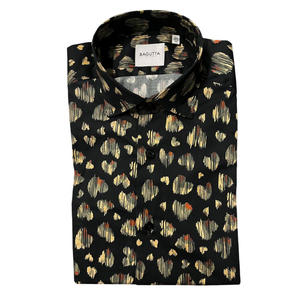 Multicolor Cotton Men Shirt