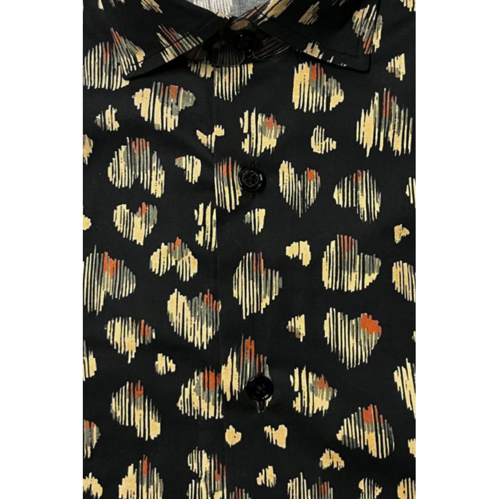 Multicolor Cotton Men Shirt