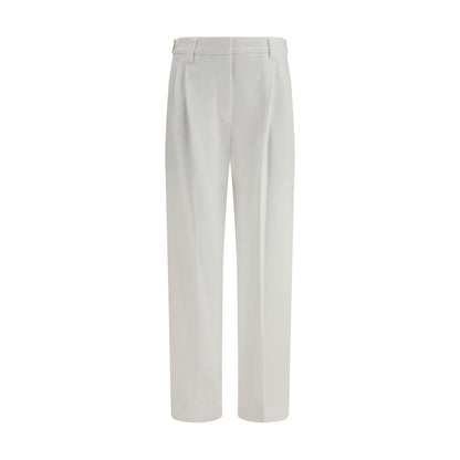 White Cotton Dress Pants