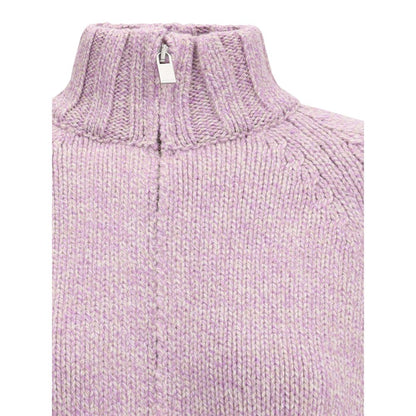 Purple Cashmere Cardigan
