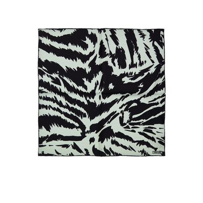 Gray Silk Clutch Bag