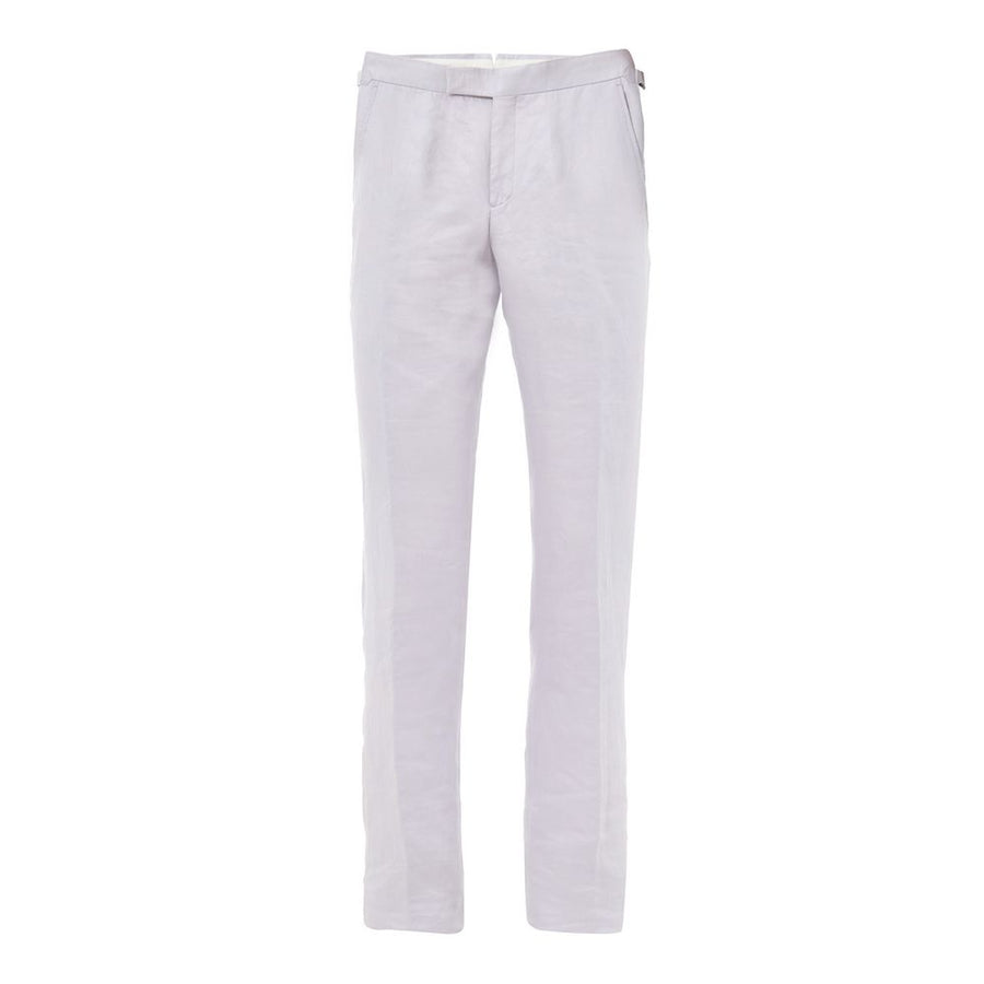 Purple Linen Dress Pants