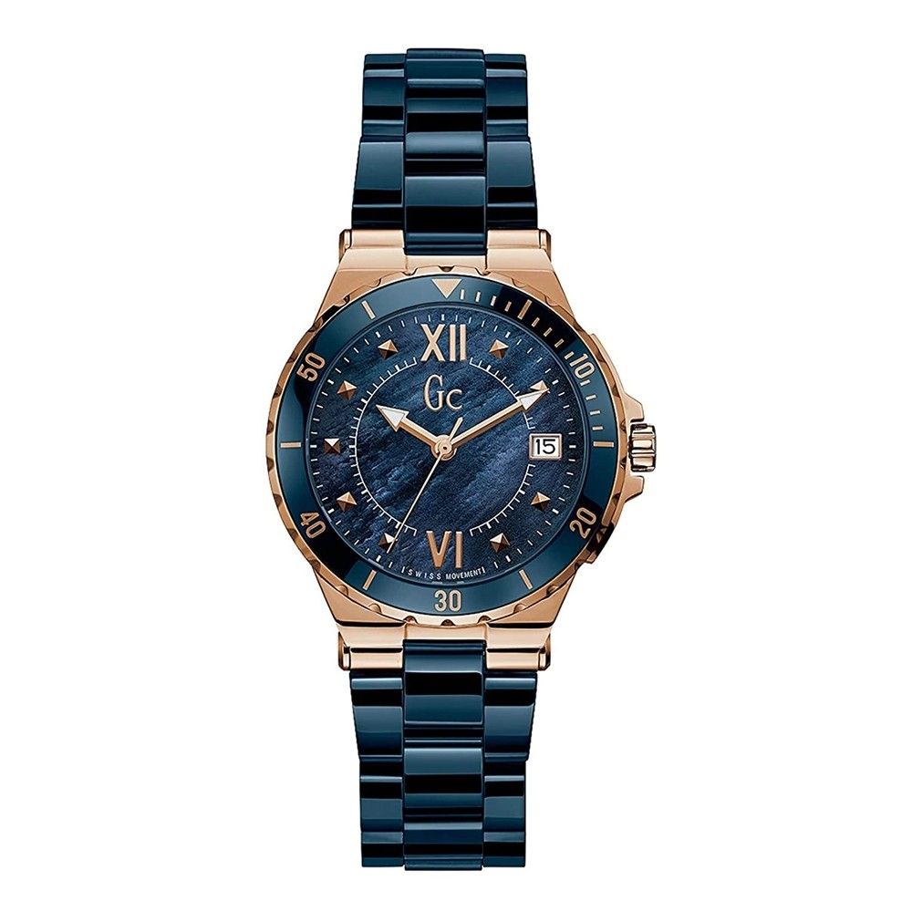 Blue Stainless Steel Bracelet Watch