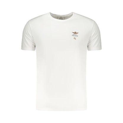 White Cotton Men's T-Shirt