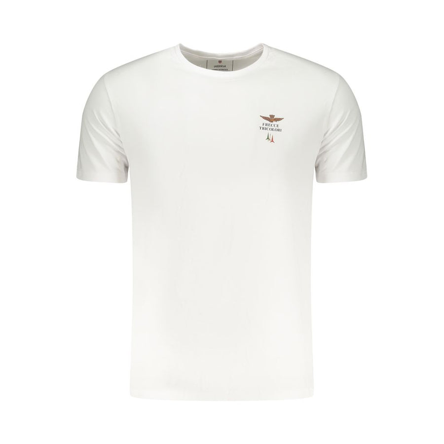 White Cotton Men's T-Shirt