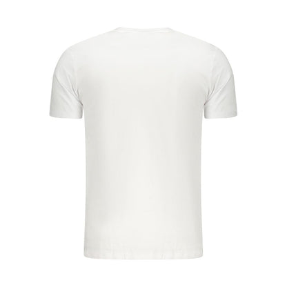 White Cotton Men's T-Shirt