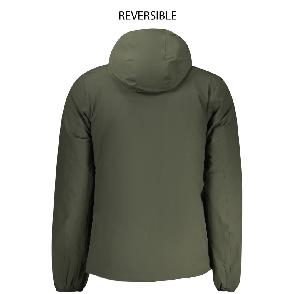 Green Nylon Jackets & Coat