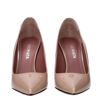 Pink Leather Pumps