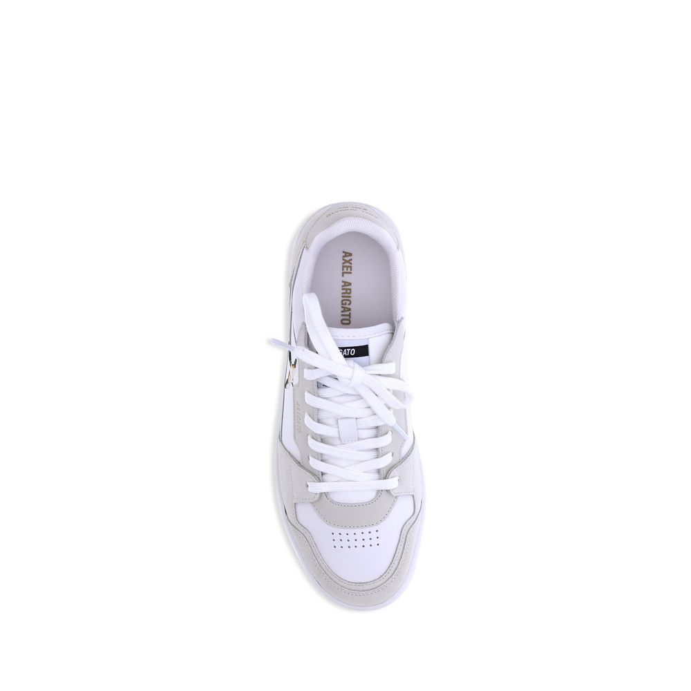 White Recycled Polyester Low Top Sneakers