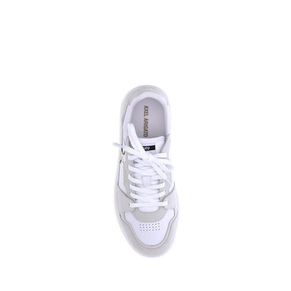 White Recycled Polyester Low Top Sneakers