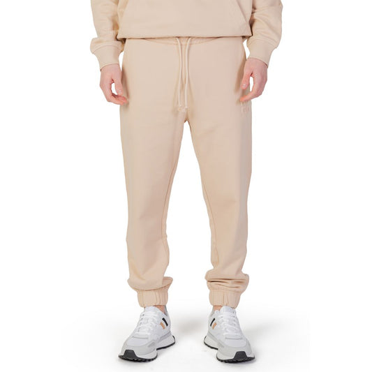 Beige Cotton Joggers (Workout Pants)