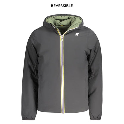 Black Nylon Jackets & Coat