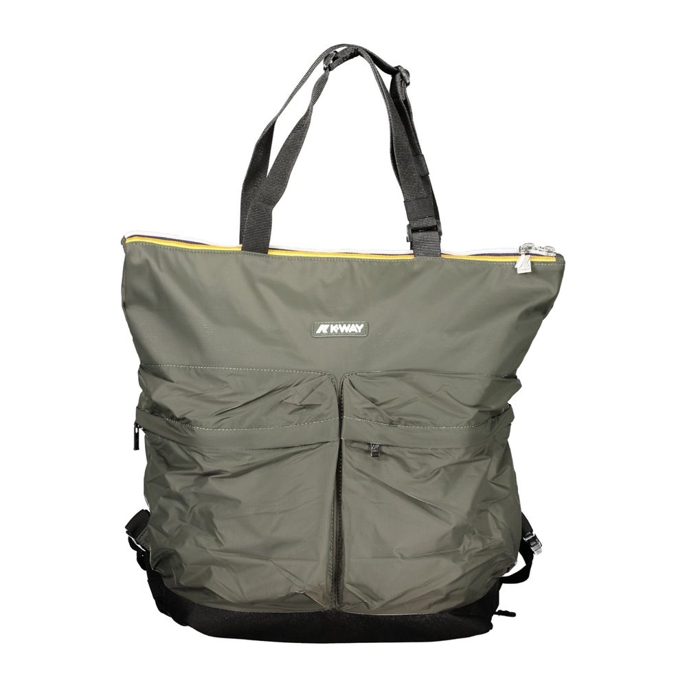 Green Polyamide Unisex Backpack