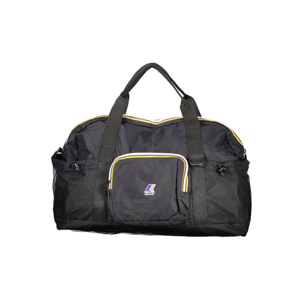 Black Polyamide Unisex Handbag