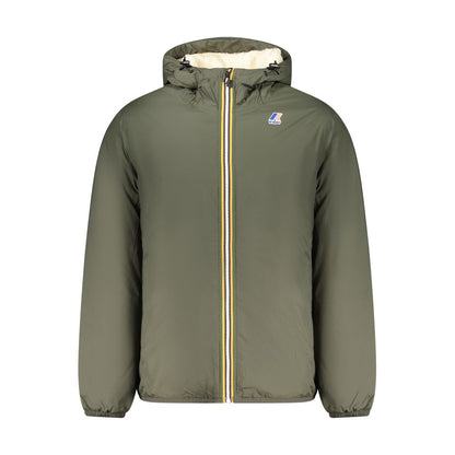 Green Polyamide Men Jacket