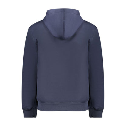 Blue Polyester Men Jacket