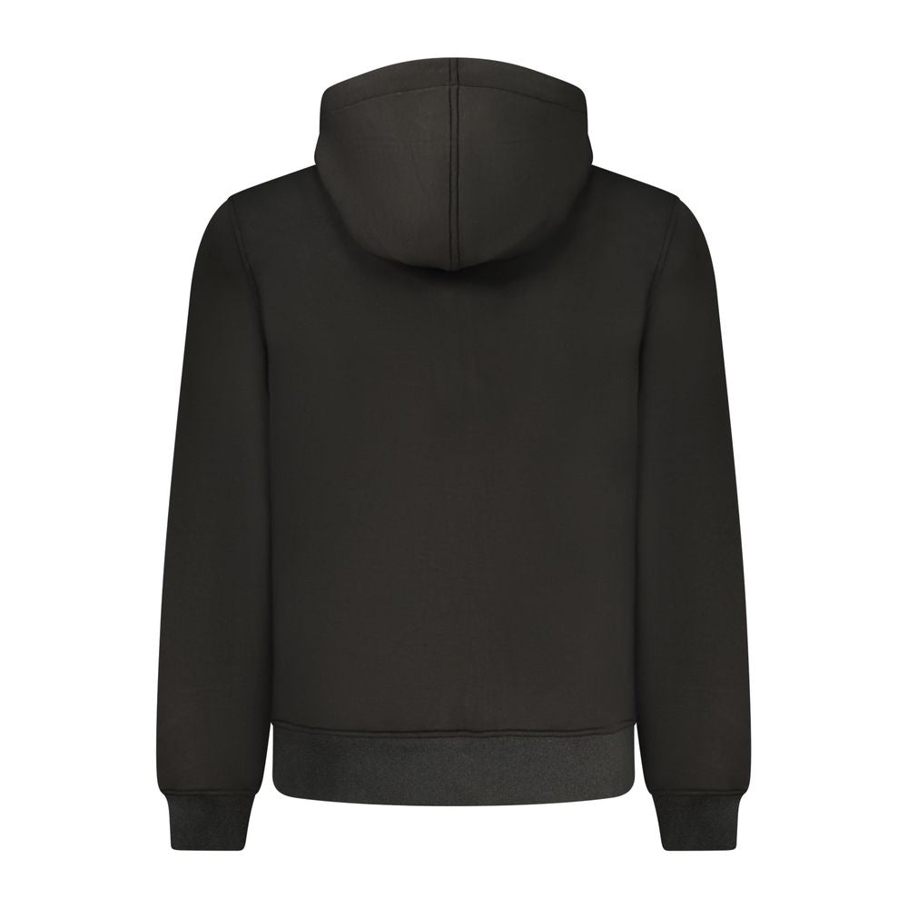 Black Polyester Men Sweater