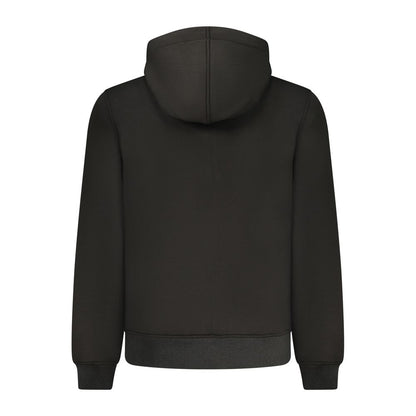 Black Polyester Men Sweater