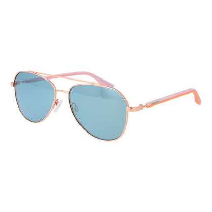 Rose Gold Rubber Sunglasses