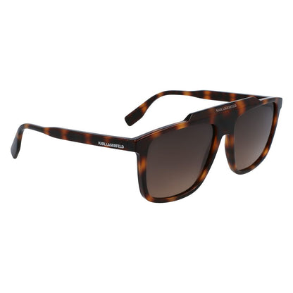 Brown Injected Sunglasses