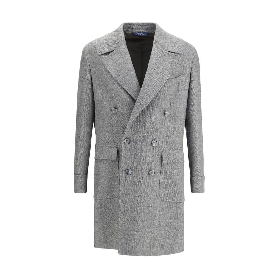 Gray Fleece Wool Coat