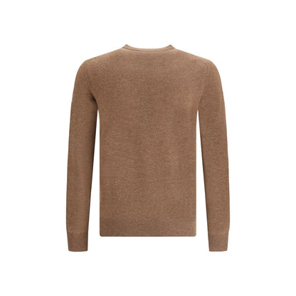 Brown Merino Wool Sweatshirt