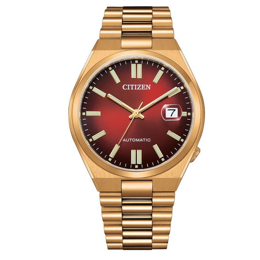 Gold Stainless Steel Dress Watch