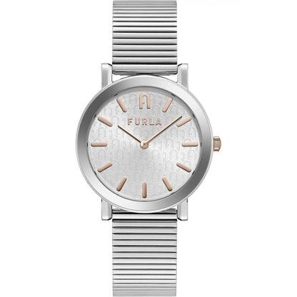 Gray Stainless Steel Dress Watch
