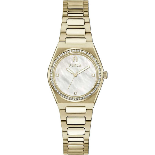 Gold Stainless Steel Dress Watch