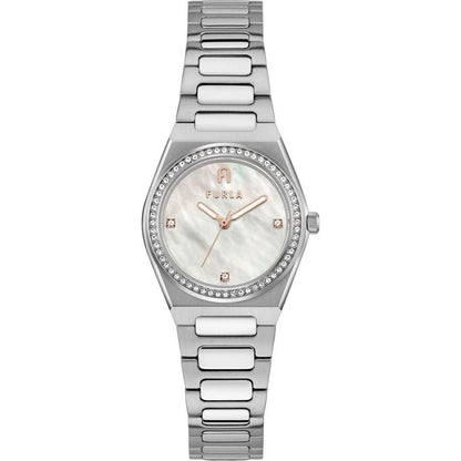 Gray Stainless Steel Dress Watch