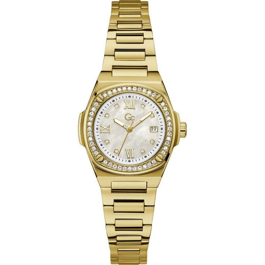 Gold Stainless Steel Dress Watch
