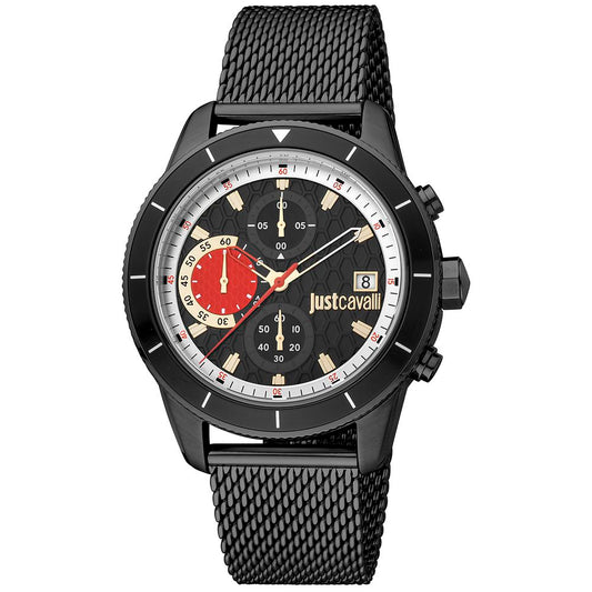 Black Stainless Steel Sport Watch